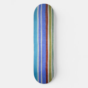 Planche à skateboard multicolore