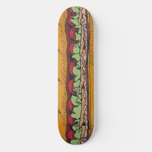 Planche à skateboard sandwich