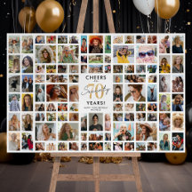 Planche de célébration de photo d'anniversaire 70
