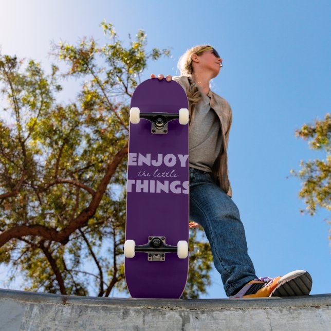 Planche de skateboard 8" (violet) (Extérieur 1)