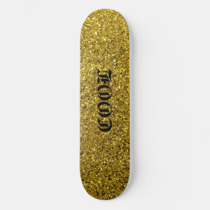 Planche de skateboard Cool Gold Parties scintillan