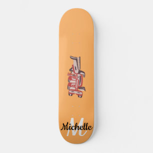 Planche de skateboard d'art autochtone - Fox