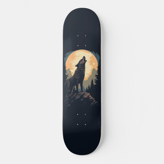 Planche de skateboard de hurling Lone Wolf (Recto)