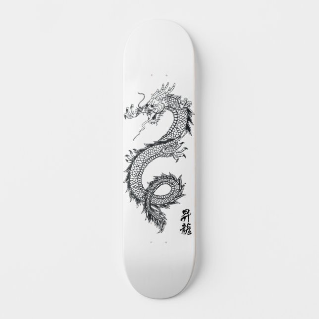 Planche de skateboard de tatouage Dragon (Recto)
