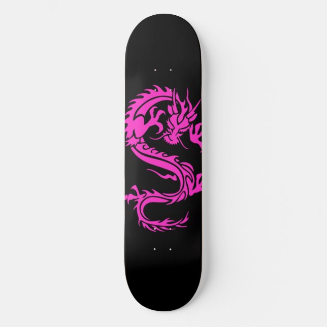 Planche de skateboard Dragon Rose (Recto)