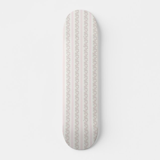 Planche de skateboard florale coquette (Devant)