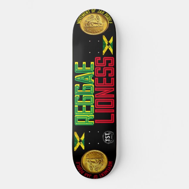 Planche de skateboard REGGAE LIONESS 8 1/4" (Recto)