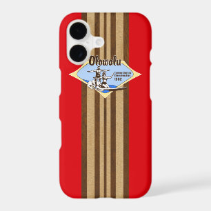 Planche de surf en bois faux Hawaïen Tandem Surfin
