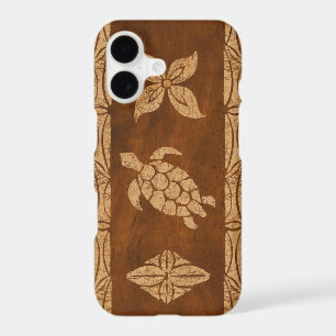 Planche de surf en faux bois de Koa avec totem de
