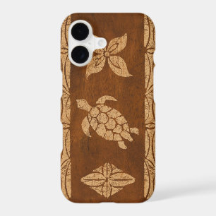 Planche de surf en faux bois de Koa avec totem de