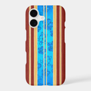 Planche de surf en faux bois Honu Hawaïen