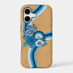 Planche de surf Hawaïenne en faux bois Surfing Saf