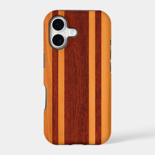 Planche de surf rayée en faux bois hawaïen Waikoko