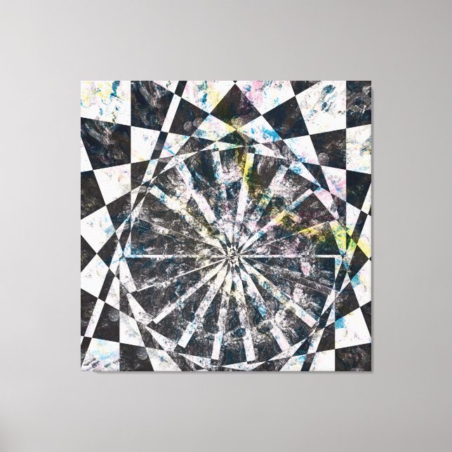 Planche de toile de couleur étirée (Recto)