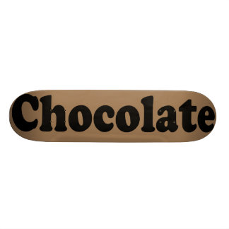 Planches à roulettes de chocolat
