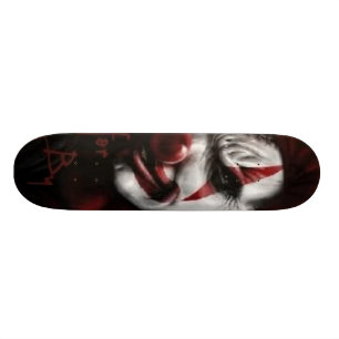 Planches à roulettes mauvaises de clown
