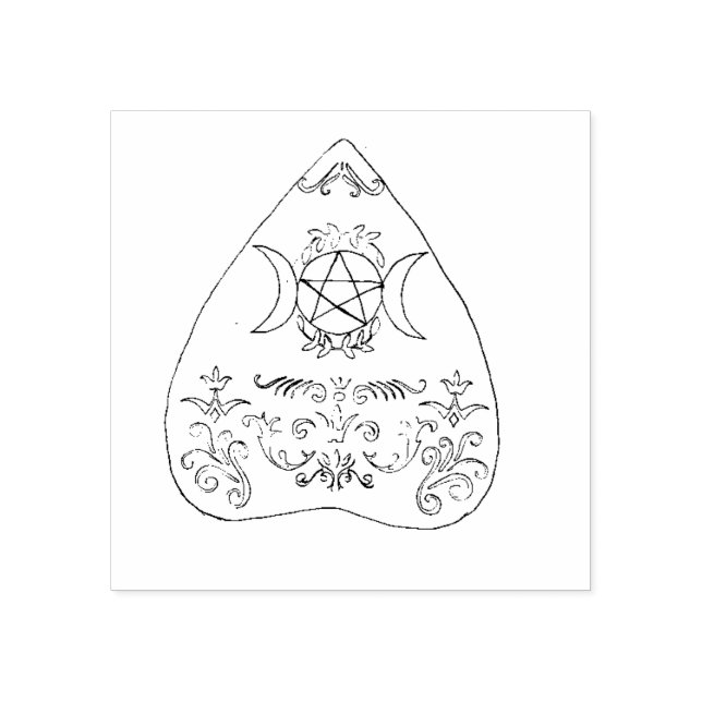 Planchette Rubber Stamp (Imprint)