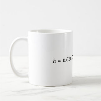 Planck's Constant Value Coffee Mug