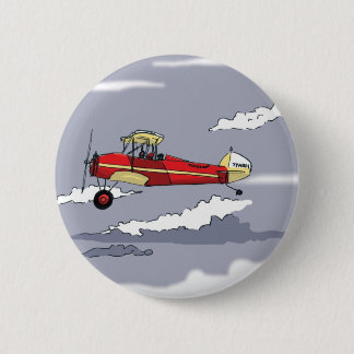 plane 2 inch round button
