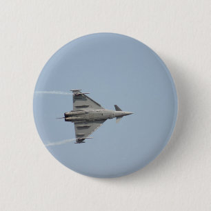Plane 2 Inch Round Button