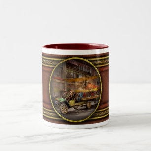 Plane - Biplane - Flight risk 1918 Two-Tone Coffee Mug