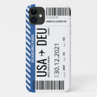 Plane Boarding Ticket (Personalize) Case-Mate iPho