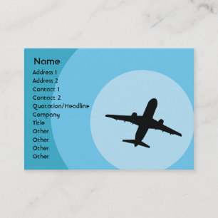 Plane - Chubby Business Card