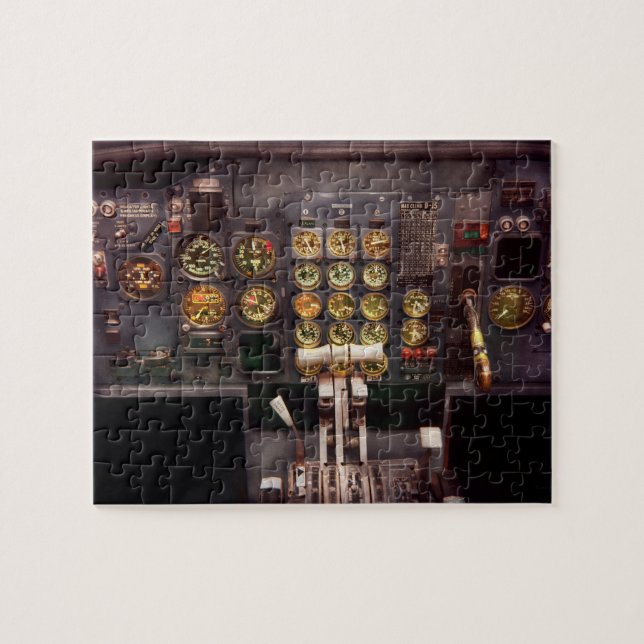 Plane - Cockpit - The controls are set Jigsaw Puzzle (Horizontal)