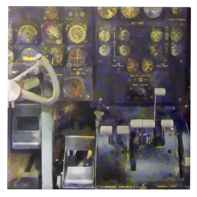 Plane - Grumman E-1B Cockpit Simulator Tile (Front)