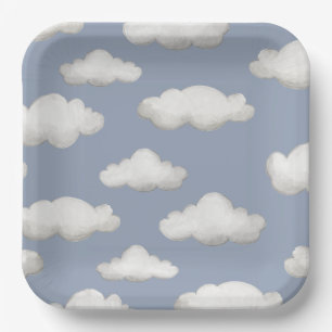 Plane Party Plates Cloud Party Plates