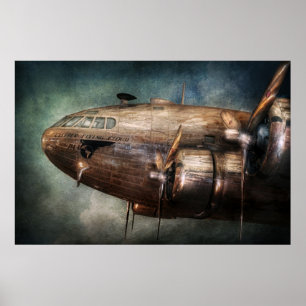 Plane - Pilot - The flying cloud Poster