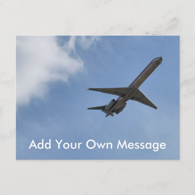 Plane Postcard (Front)