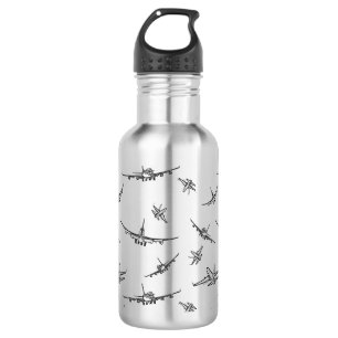 Plane Sketches // 532 Ml Water Bottle