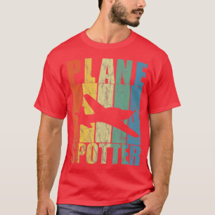 Plane Spotter Airplane Pilot Aircraft Aviation Avg T-Shirt