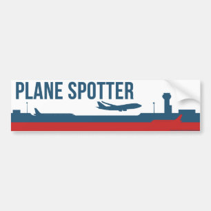 Plane Spotting Spotter Bumper Sticker