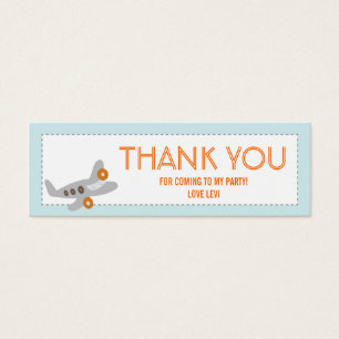 PLANE Thank you Tag