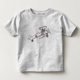 Plane Toddler T-Shirt Boy Shirt
