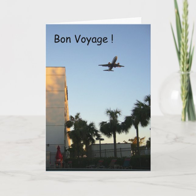 plane travels card (Front)