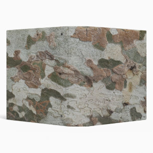 Plane tree camouflage looks bark pattern binder