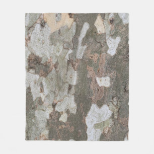 Plane tree camouflage looks bark pattern fleece bl blanket