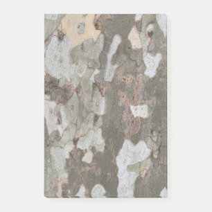 Plane tree camouflage looks bark pattern post-it n post-it notes