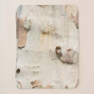 Plane tree camouflage looks bark pattern sherpa blanket