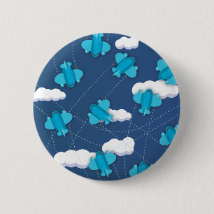 Planes 2 Inch Round Button