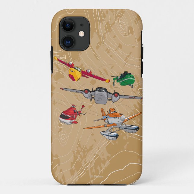 Planes Group Case-Mate iPhone Case (Back)