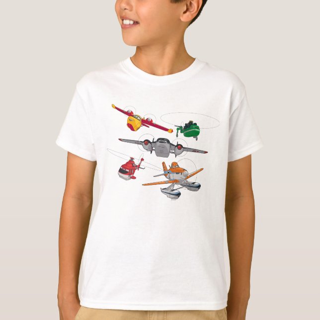 Planes Group T-Shirt (Front)