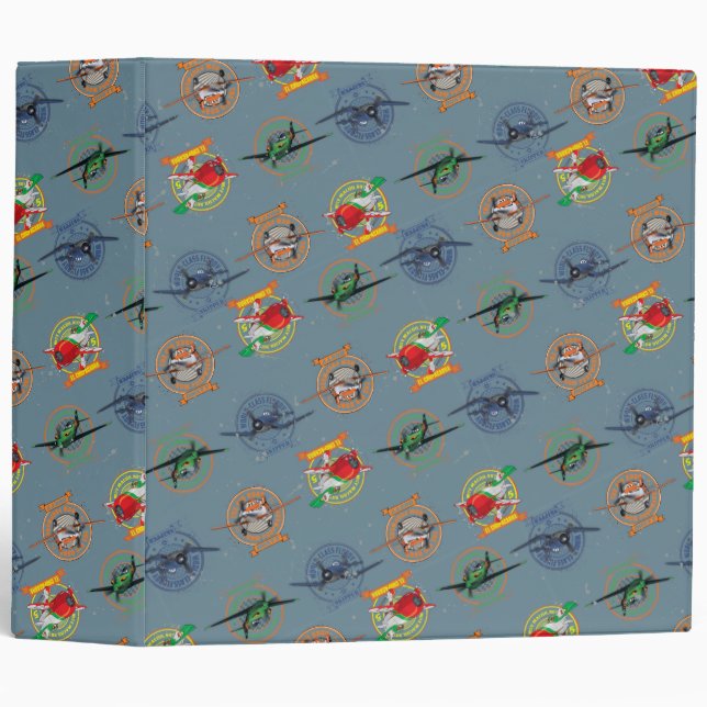 Planes Pattern Binder (Front/Spine)