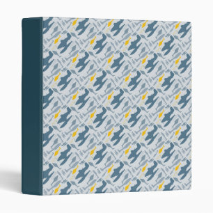 Planes Silhouettes Pattern Binder