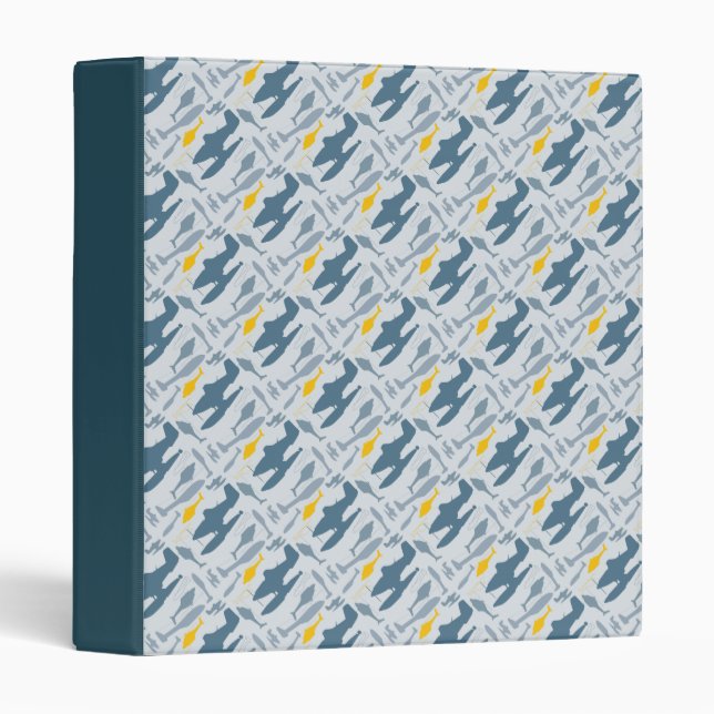 Planes Silhouettes Pattern Binder (Front/Spine)