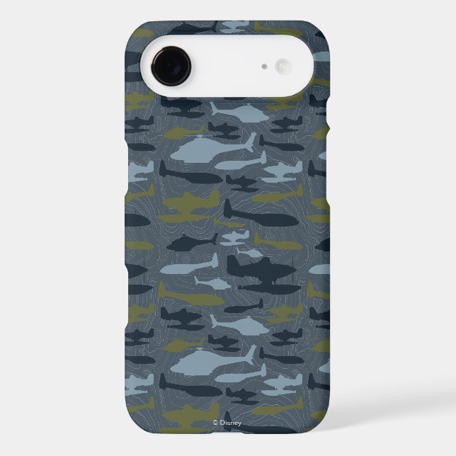 Planes Silhouettes Topographical Pattern Case-Mate iPhone Case (Back)
