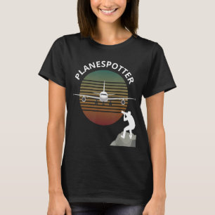 Planespotter Pilot Aircraft Watching Airline 1 T-Shirt